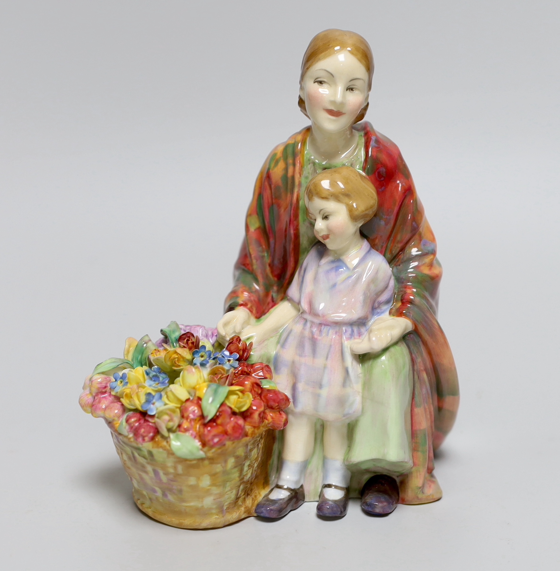 A Royal Doulton group, 'Blossom', HN1667, 16cm
